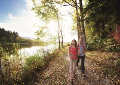 Auf der Wasserläuferroute der Wandertrilogie Allgäu unterwegs © Allgäu GmbH